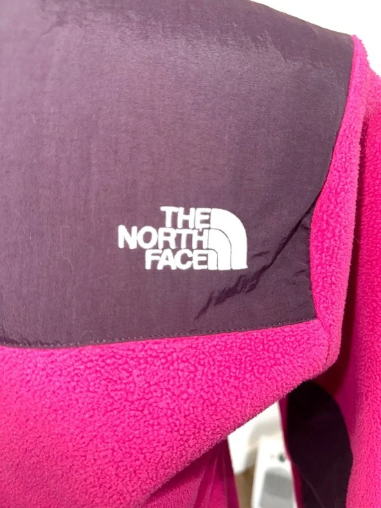 The North Face Denali Fleece Jacket Women’s XS Pink Black Full Zip - Picture 6 of 14